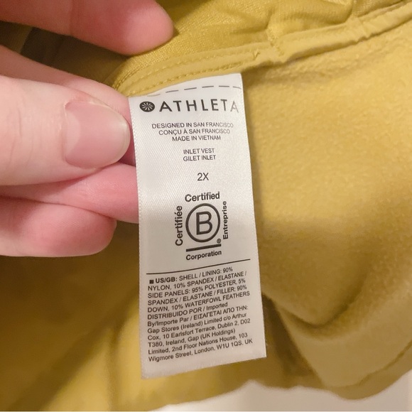 Athleta Inlet Stretchy Vest in Oxidized Yellow Size XXL - Picture 13 of 15